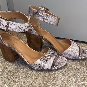 Snakeskin Heels